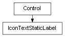 Inheritance diagram of IconTextStaticLabel