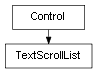 Inheritance diagram of TextScrollList