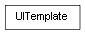 Inheritance diagram of UITemplate